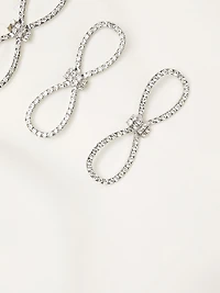 Rizzo Embellished Sweetheart Minidress