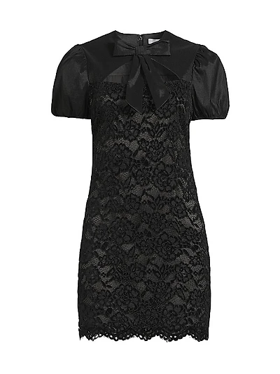Pirro Floral Lace Minidress