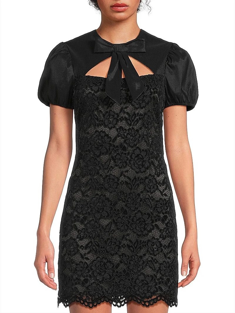 Pirro Floral Lace Minidress