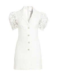 Taya Tailored Lace Minidress