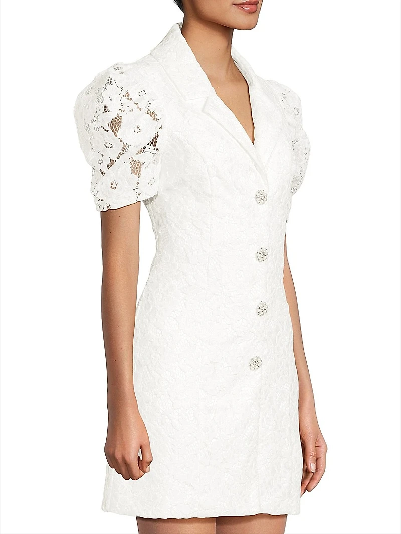 Taya Tailored Lace Minidress