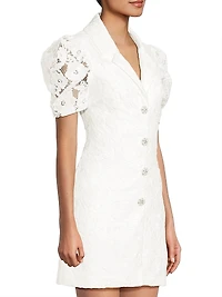 Taya Tailored Lace Minidress