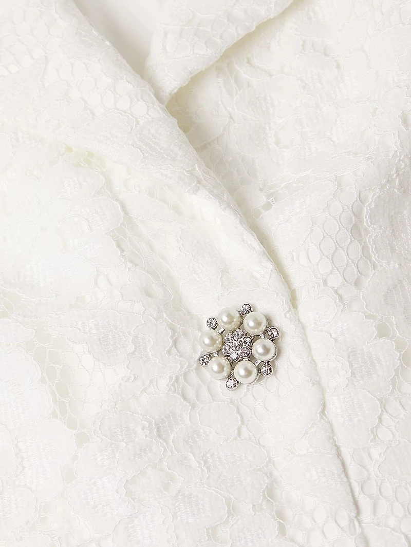 Taya Tailored Lace Minidress