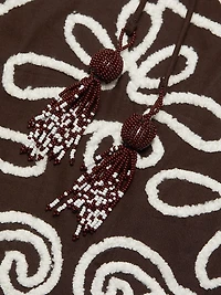 Ilaya Embroidered Cotton Halterneck Minidress