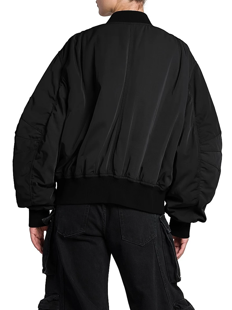 Oversized Bomber Jacket