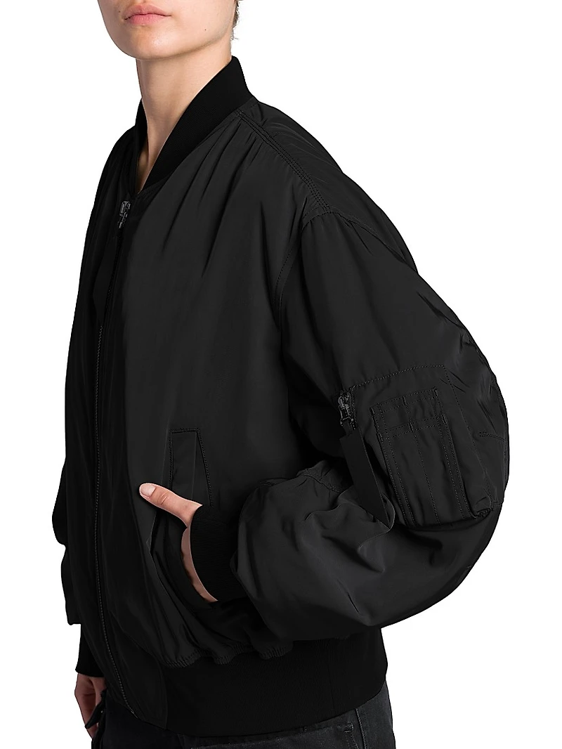 Oversized Bomber Jacket