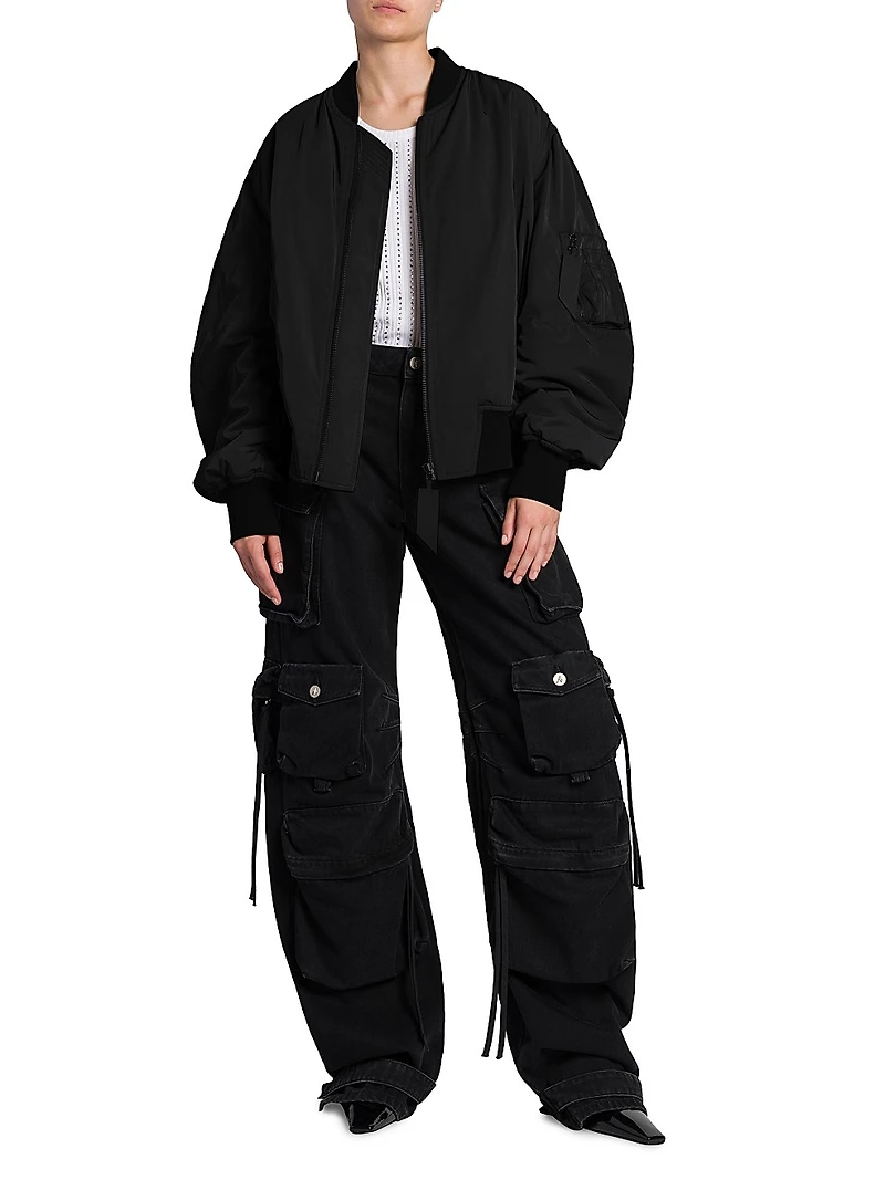 Oversized Bomber Jacket