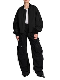 Oversized Bomber Jacket