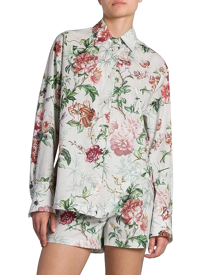 Floral Cotton Shirt