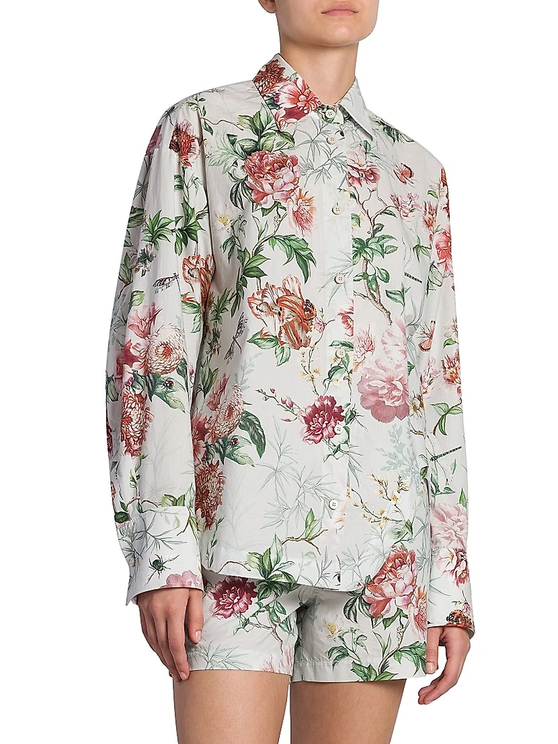 Floral Cotton Shirt