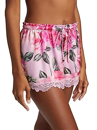 Ella Rose Satin Camisole & Short Set
