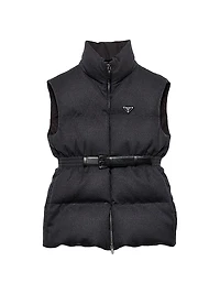 Flannel Down Vest
