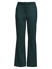 Double Jersey Flared Trousers