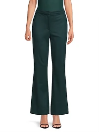 Double Jersey Flared Trousers