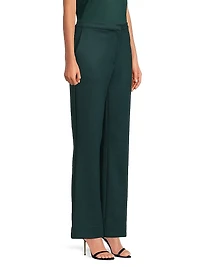 Double Jersey Flared Trousers