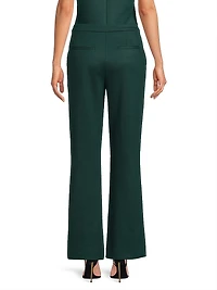 Double Jersey Flared Trousers