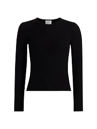 Lauren Slim-Fit Knit Long-Sleeve Top