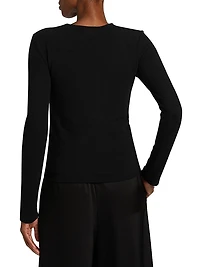 Lauren Slim-Fit Knit Long-Sleeve Top