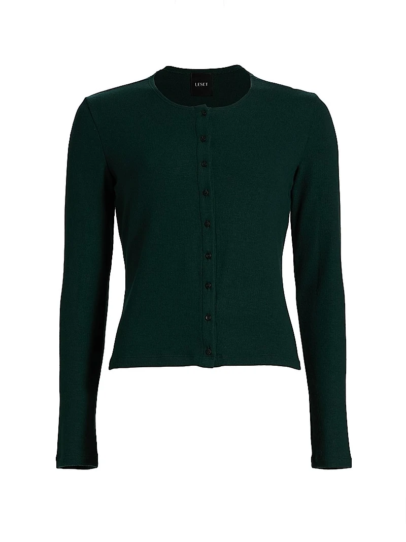 Lauren Classic Knit Crop Cardigan