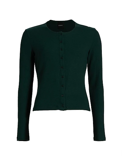 Lauren Classic Knit Crop Cardigan