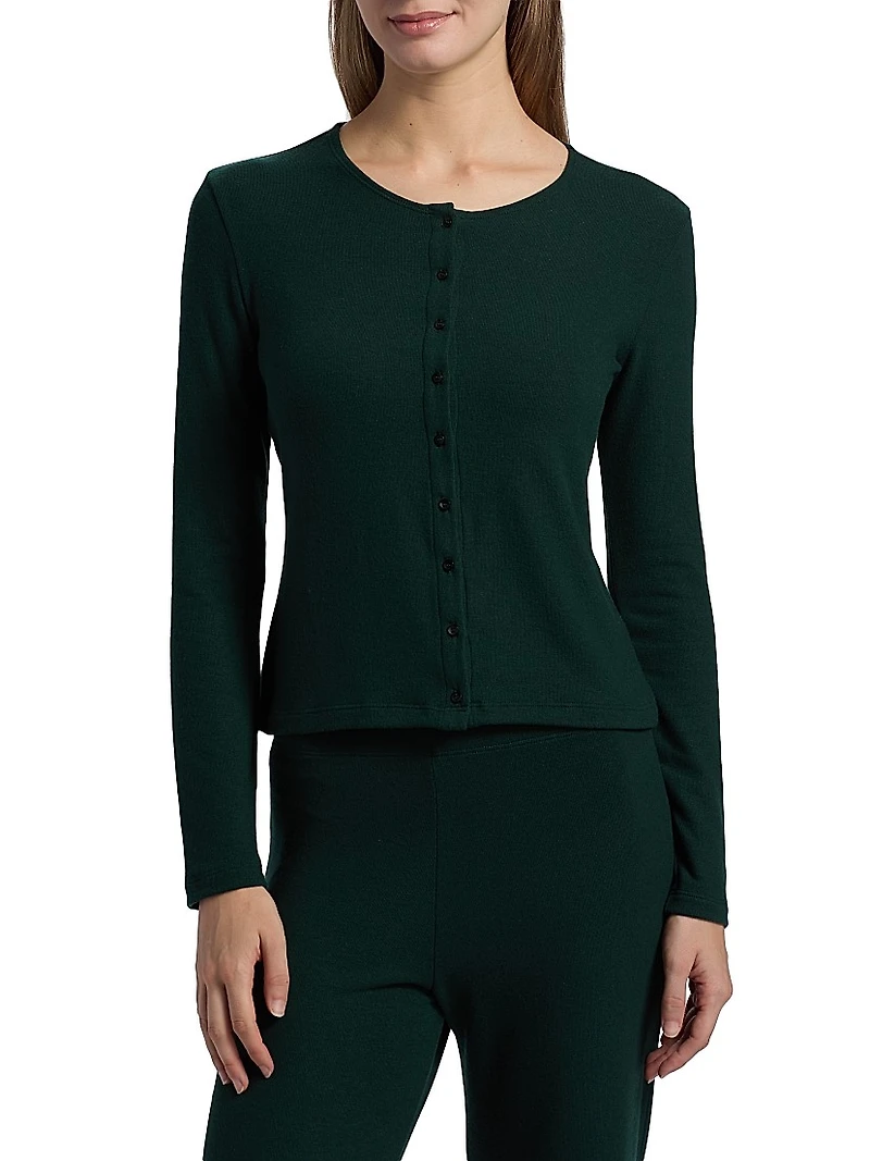 Lauren Classic Knit Crop Cardigan