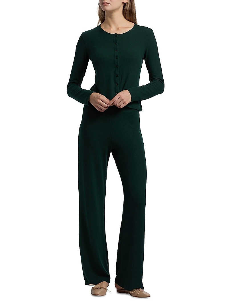 Lauren Classic Knit Crop Cardigan