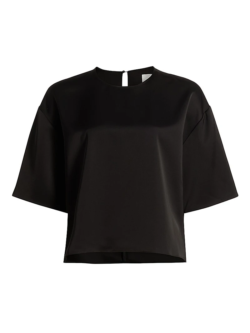 Barb Satin Boxy T-Shirt
