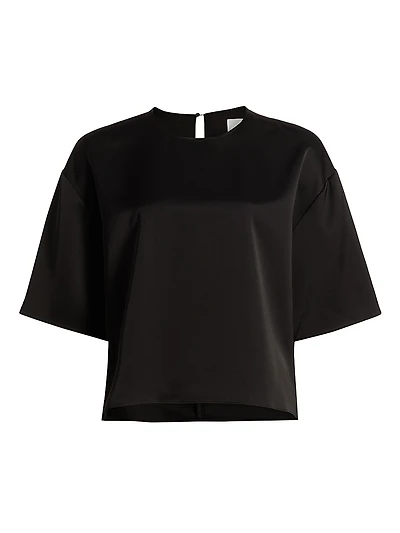 Barb Satin Boxy T-Shirt