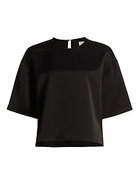 Barb Satin Boxy T-Shirt