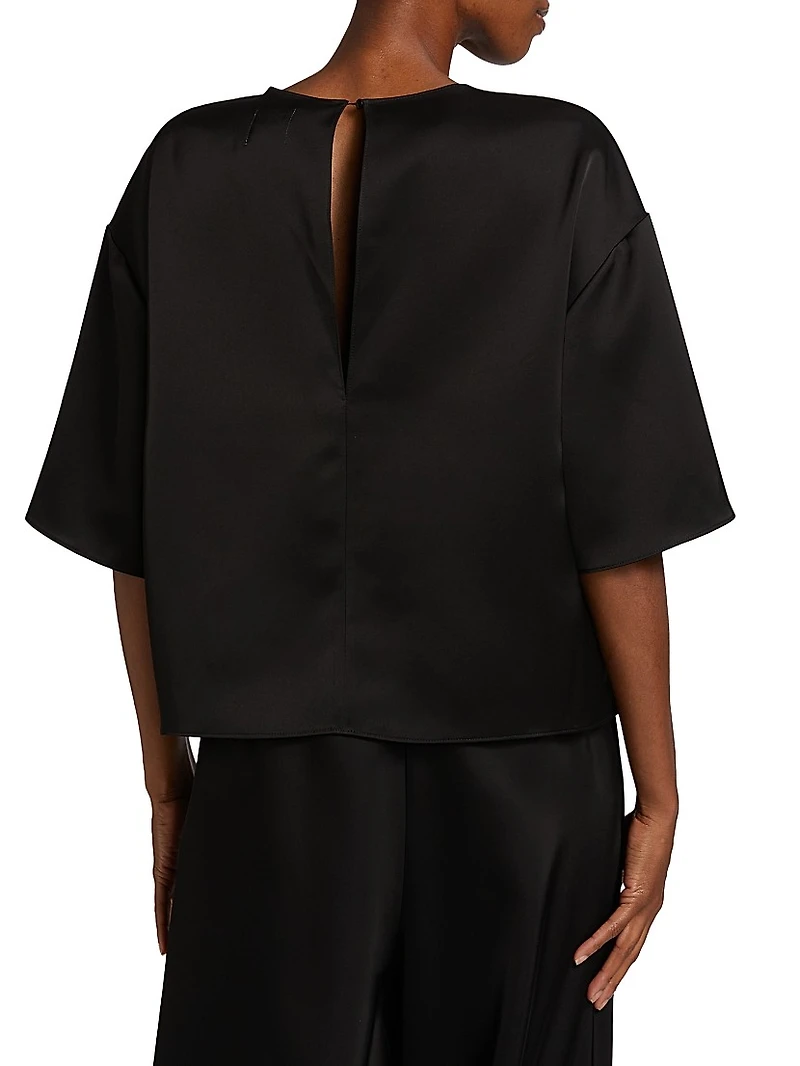 Barb Satin Boxy T-Shirt