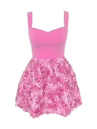 Melanie Floral Sleeveless Minidress