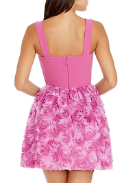 Melanie Floral Sleeveless Minidress