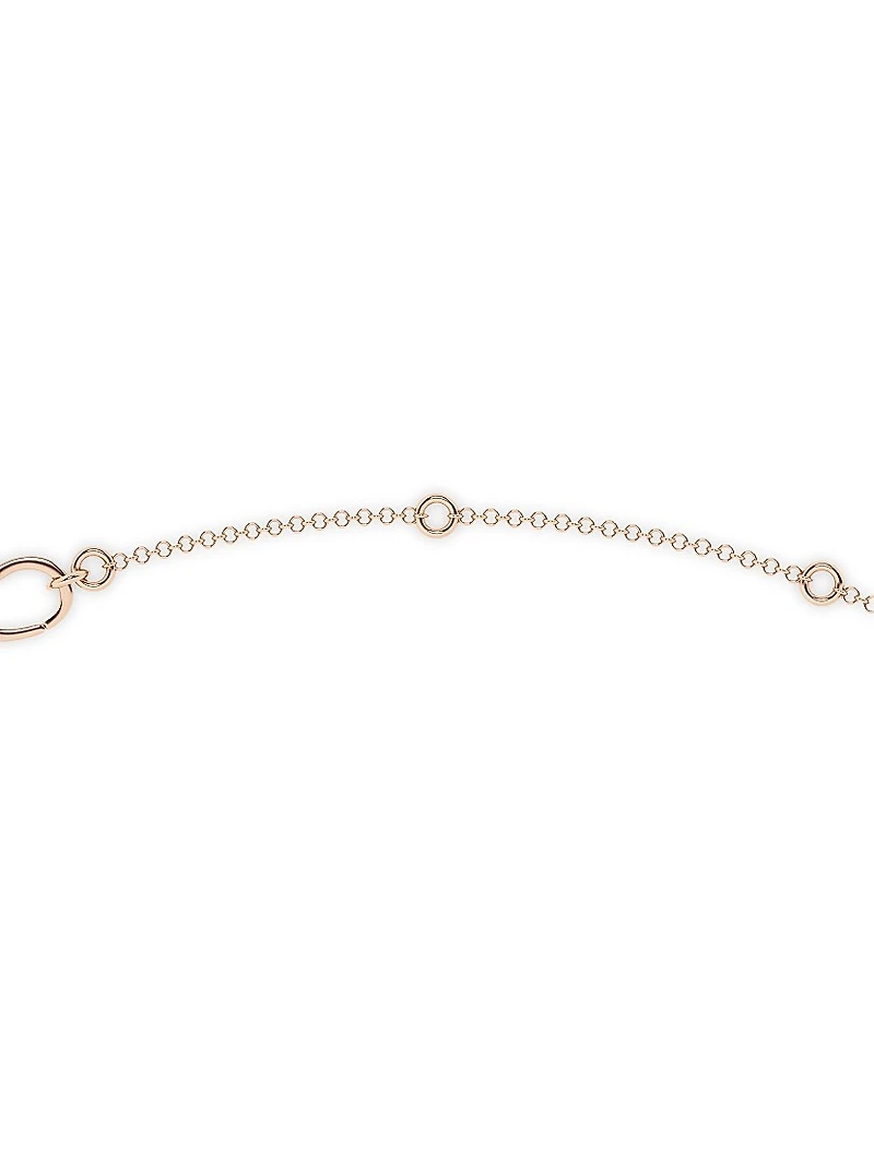 14K Rose Gold & -Diamond Station Necklace/0.70-2.10 TCW