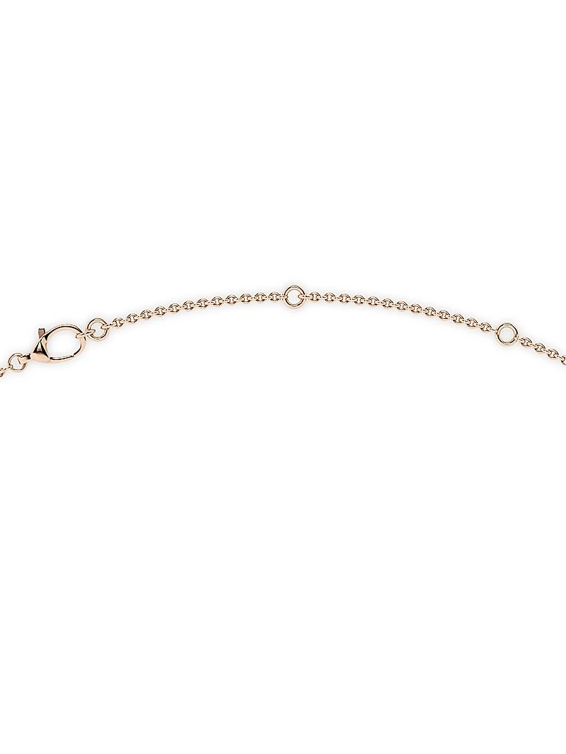 14K Rose Gold & -Diamond Station Necklace/0.70-2.10 TCW