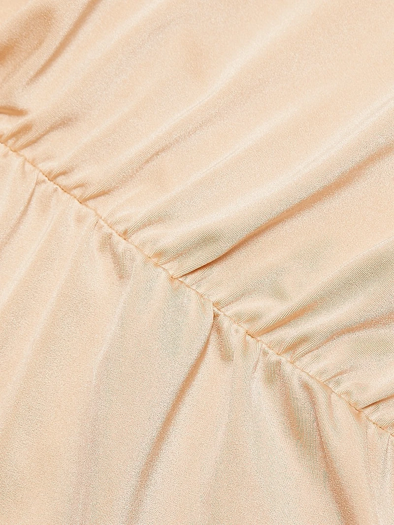 Illenne Ruched Jersey Gown