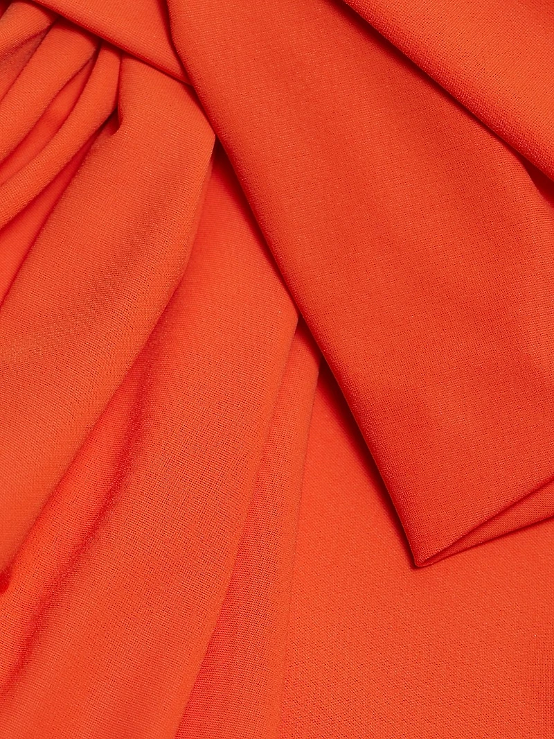 Alcendre Draped Cocktail Dress