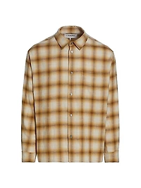 Plaid Cotton & Wool Shirt