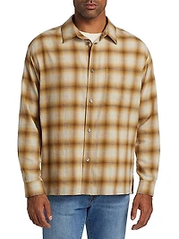 Plaid Cotton & Wool Shirt