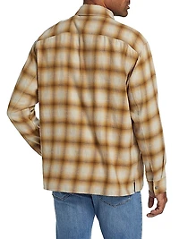 Plaid Cotton & Wool Shirt