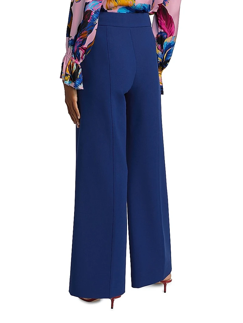 The Inez High-Rise Wide-Leg Pants