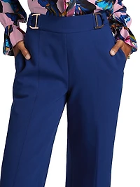 The Inez High-Rise Wide-Leg Pants