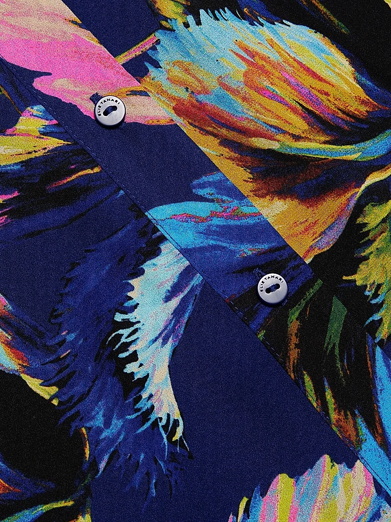 The Madeline Daphne Garden Floral Silk Shirt
