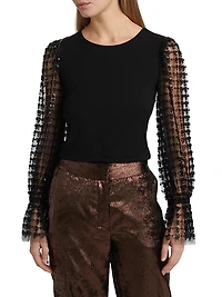 Robinne Mixed Media Top