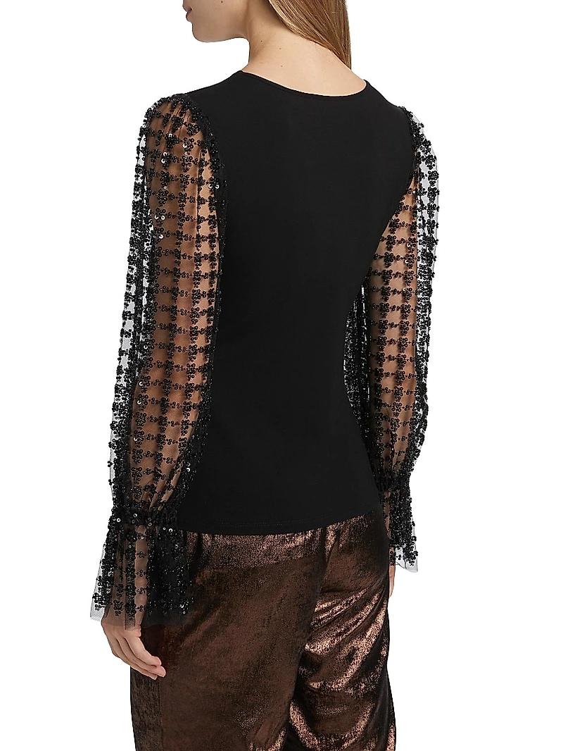 Robinne Mixed Media Top