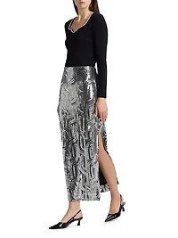 Bella Sequin Maxi Skirt