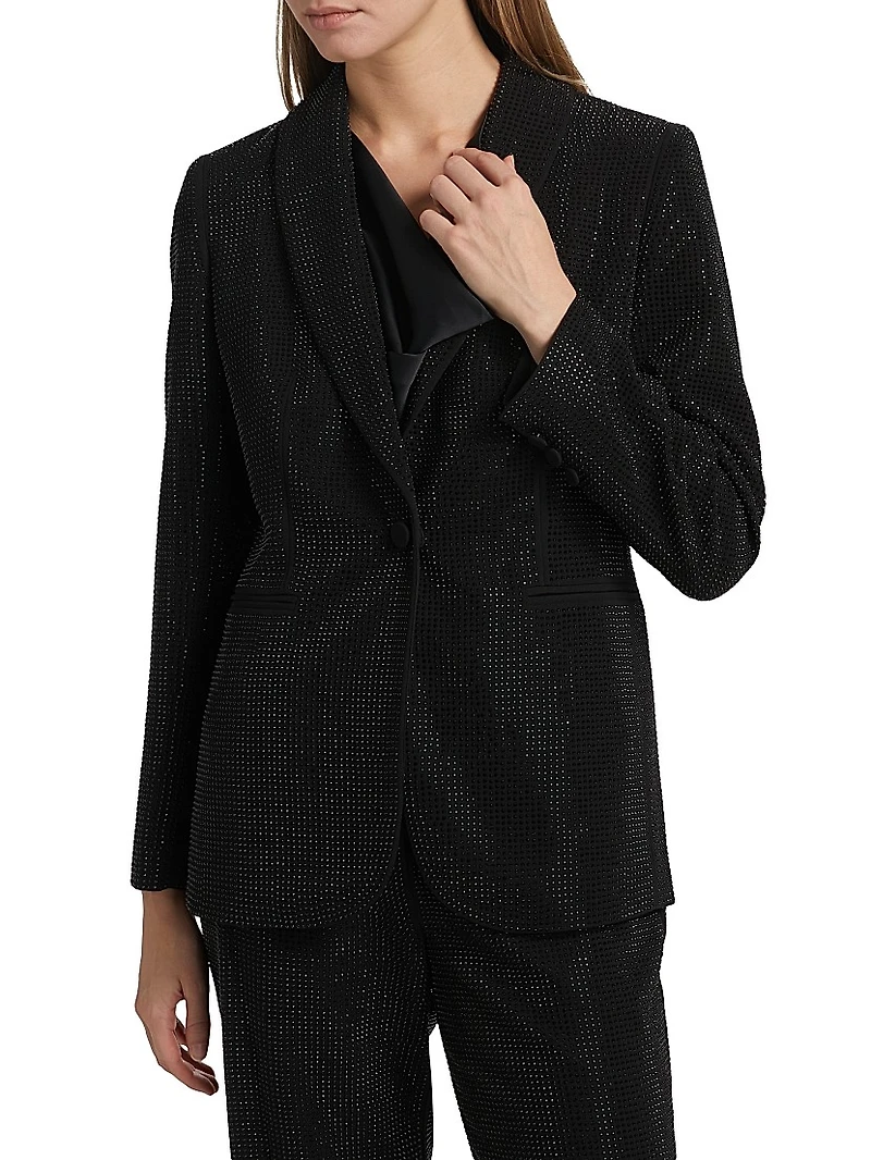 Briella Rhinestone Blazer