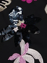 Bailey Floral Embellished Button-Front Blouse