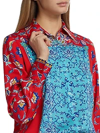 The Haven Isle of Capri Silk Printed Shirt