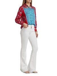 The Haven Isle of Capri Silk Printed Shirt