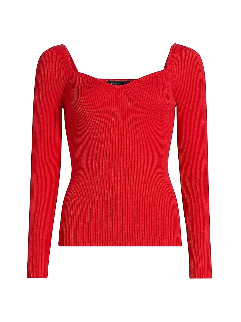The Soraya Rib-Knit Sweater